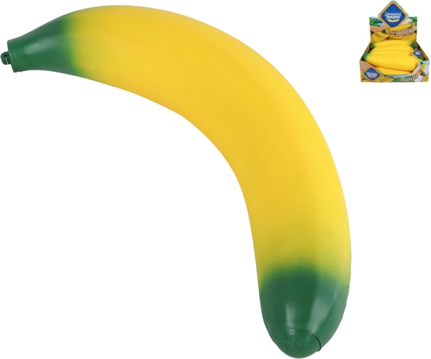 Giga stiskalni banan – raztegljiva antistresna squishy igrača 37 cm