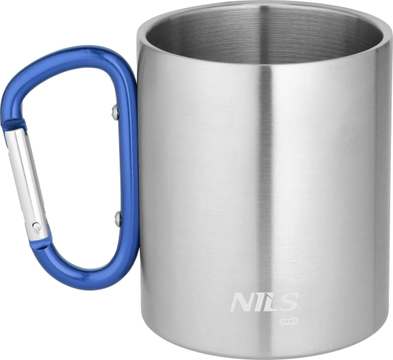 Kamping skodelica Nils Camp s karabinom 300 ml modra