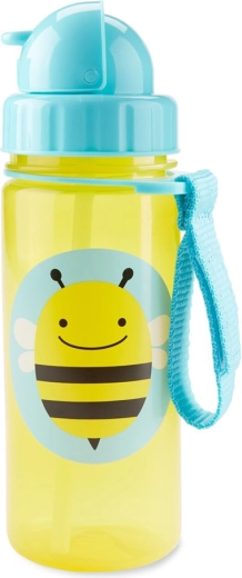 Skip Hop Zoo lonček s slamico, čebela, 385 ml