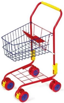Small Foot Nakupovalni voziček rdeč