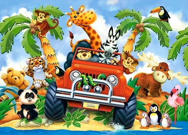Puzzle maxi 40 kosov safari CASTORLAND