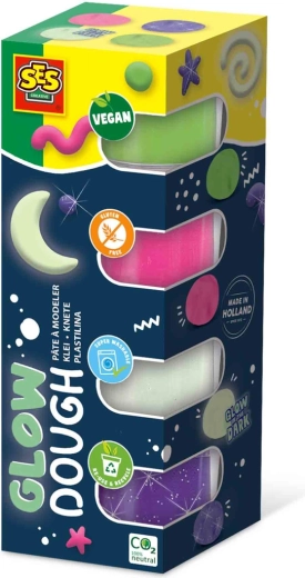 Svetleči plastelin Feel good 4 × 90 g