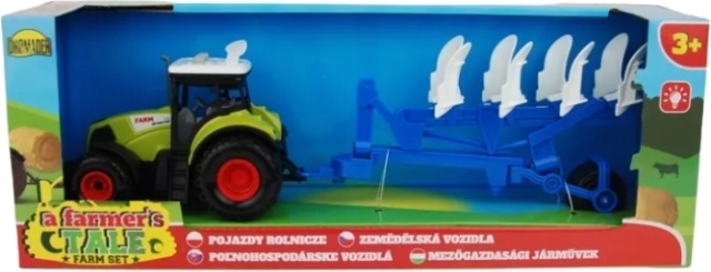 Otroški traktor s prikolico