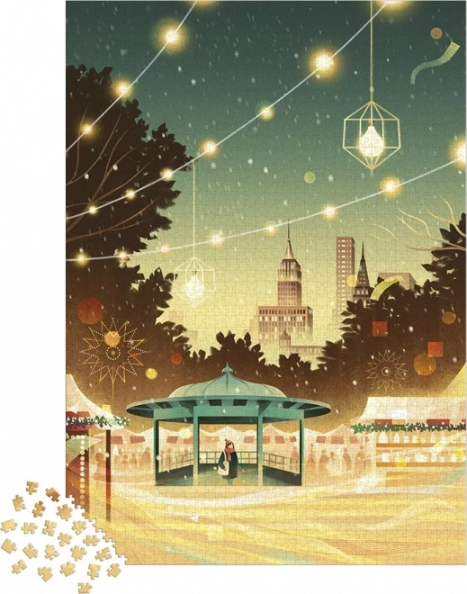 Sestavljanka JANOD New York Bustle, 2000 kosov