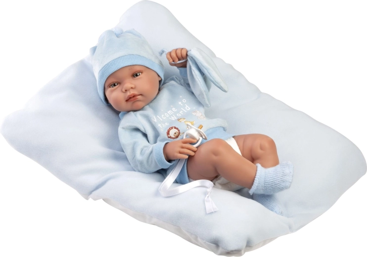 Llorens New Born novorojenček – realistična punčka dojenček 43 cm
