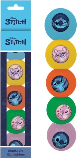 Označevalniki DISNEY Lilo & Stitch – komplet 5 zložljivih barv