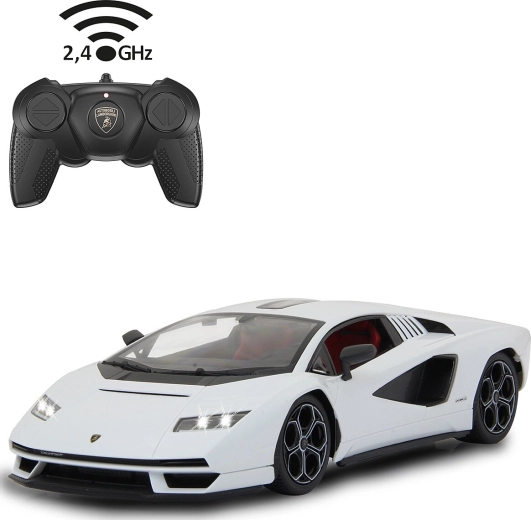 Avtomobil na daljinsko upravljanje JAMARA Lamborghini Countach LPI 800-4 1:16, bel