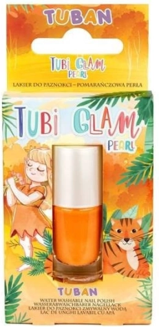 Tubi Glam lak za nohte – oranžen biseren