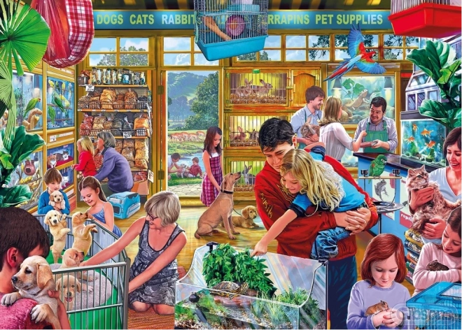 Sestavljanka Kosmati prijatelji 500 kosov