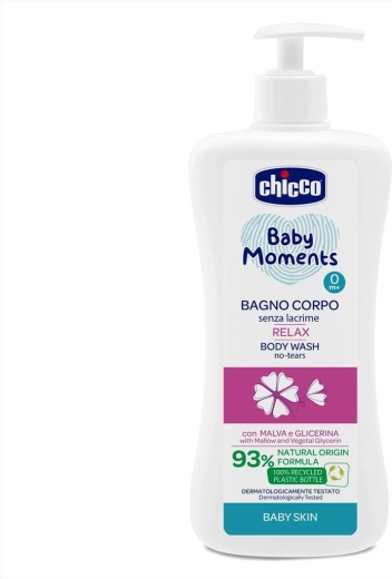 Chicco gel za prhanje Baby Moments Relax 500 ml