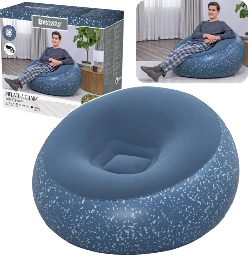 Napihljiv fotelj Bestway Inflate-A-Chair moder
