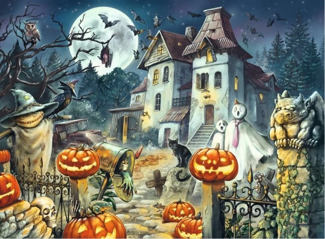 Ravensburger sestavljanka Halloween dom 300 kosov