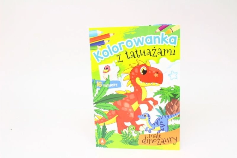DINOtattoo pobarvanke in pralne tetovaže – mali dinozavri