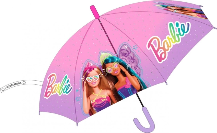 Dežnik Barbie - 1 kos