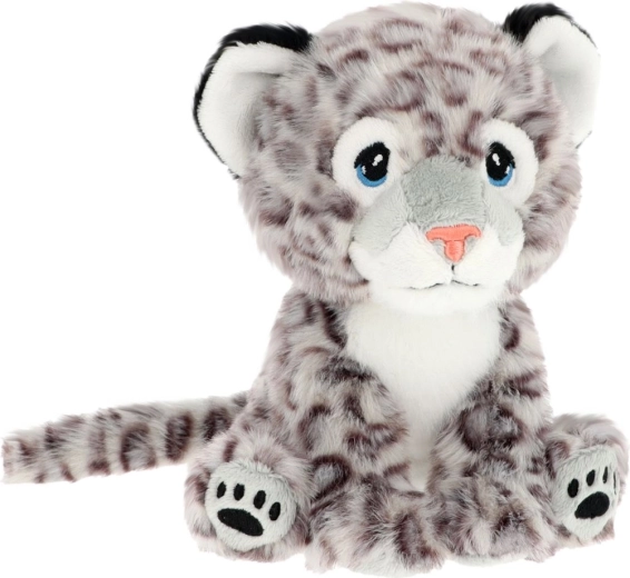 Keel Toys Keeleco snežni leopard – eko plišasta igrača 14 cm