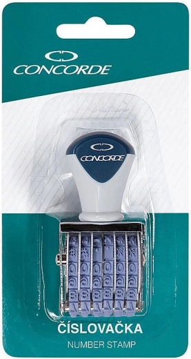 Oštevilčevalnik CONCORDE 4 mm na blistru