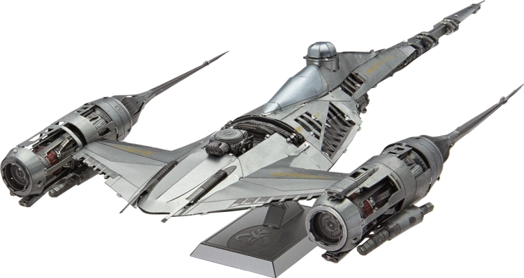 METAL EARTH 3D sestavljanka Premium Series: Star Wars Mandalorian N-1 Starfighter