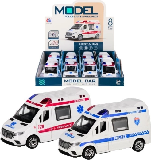 Reševalno vozilo s svetlobnimi in zvočnimi učinki