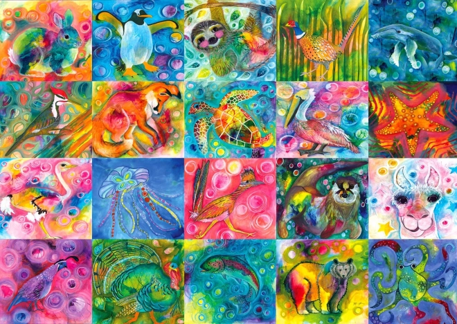 Sestavljanka Čarobnost živali 1000 koščkov