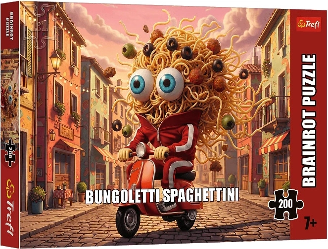Trefl Puzzle BrainRots bungoletti spaghettini 200 kosov