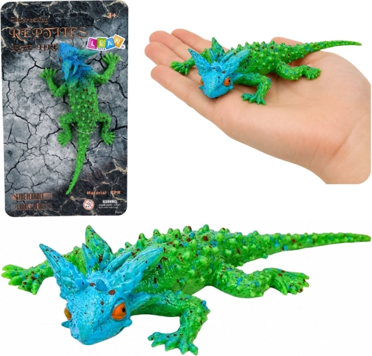 Gumijasta realistična figurica rogate kuščarice 20 cm