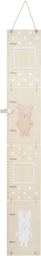 Jabadabado otroški stenski meter Teddy & Bunny