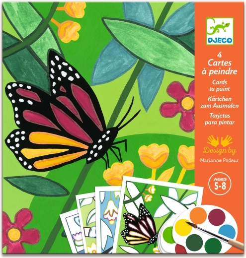 Djeco painting with palette Indonesia