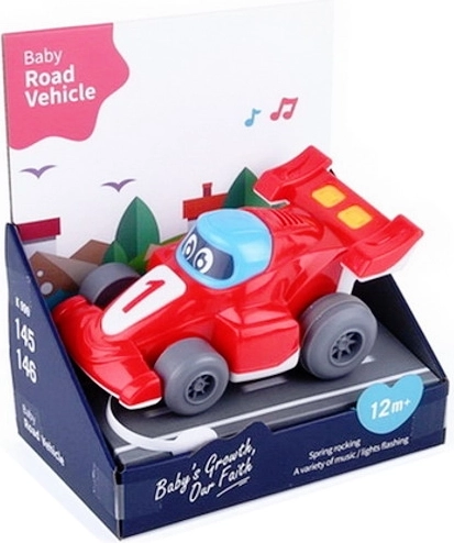 Dirkalni avtomobilček za najmlajše z zvoki in lučkami