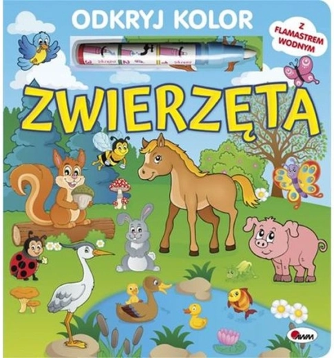 Odkrij barve: Živali – večkrat uporabna vodna pobarvanka