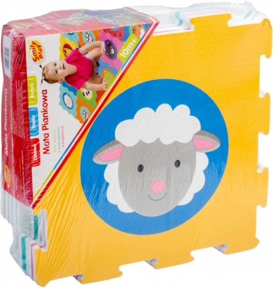 Pena podloga in živalski puzzle