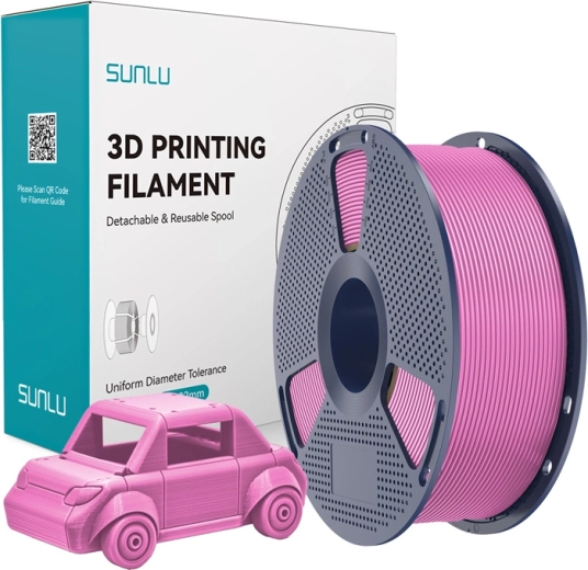 Sunlu PETG filament s površinsko obdelavo, rožnat