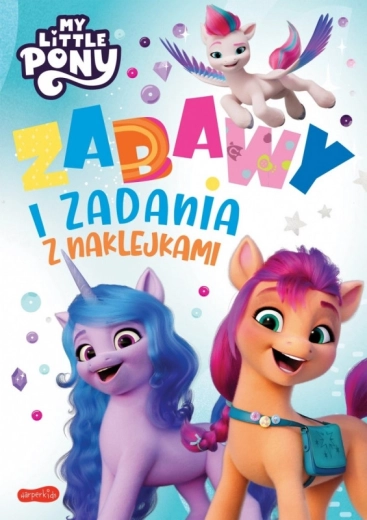 Brošura My Little Pony. Zabavne igre in aktivnosti z nalepkami. Filmska izdaja