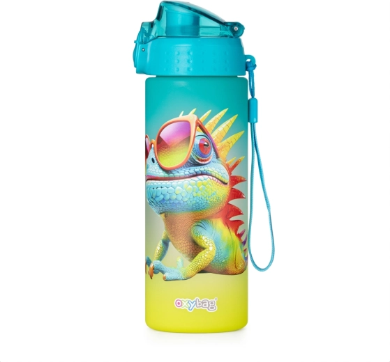 OXY Click plastenka za pitje 600 ml crazy animals chameleon