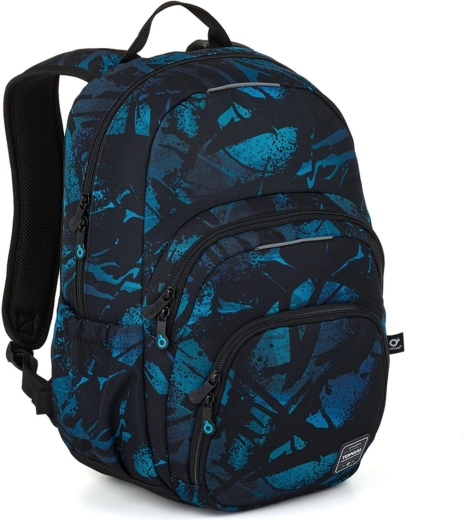 Študentski nahrbtnik Topgal Skye blue abstract