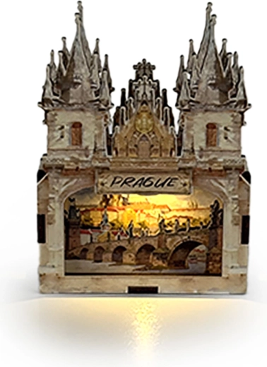 2Kids Toys 3D leseni magnet Praha – Hradčani in Karlov most - 1 kos
