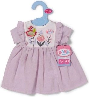 BABY born oblekca s cvetovi travnika za punčko 43 cm