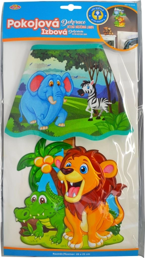 Otroška 3D stenska svetilka Safari