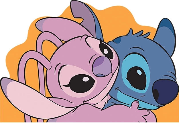 Moje pobarvanke Lilo & Stitch