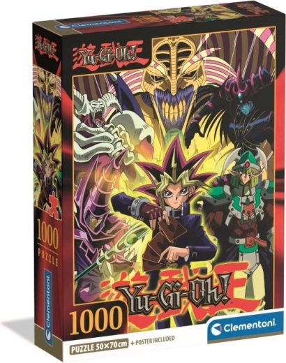 Sestavljanka Yu-Gi-Oh! – anime kolaž 1000 koščkov CLEMENTONI