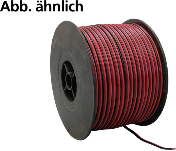 Flat cable with Futaba connector 2 × 0.25 mm, 100 m