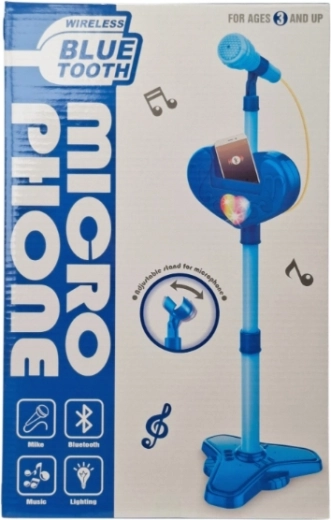 Otroški stoječi mikrofon s povezavo Bluetooth
