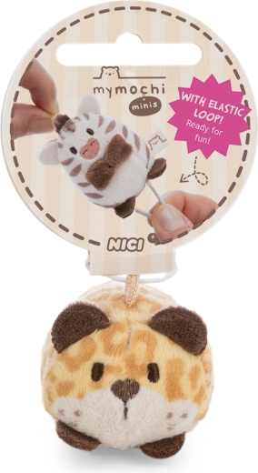 Nici MyMochi plišasti obesek Leopard Ichiro 5 cm (ležeč)