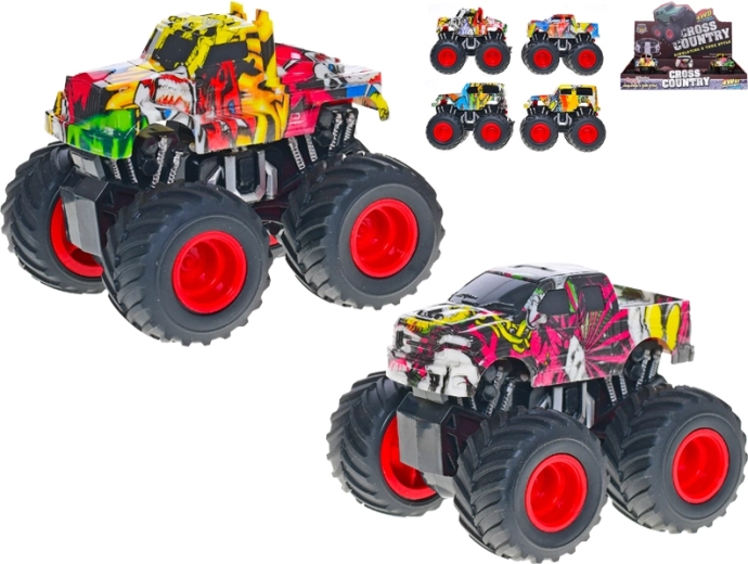 Monster truck na vztrajnik 12 cm