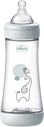 Chicco antikolikova otroška steklenička Perfect5 300 ml, hiter pretok 4m+ - 1 kos