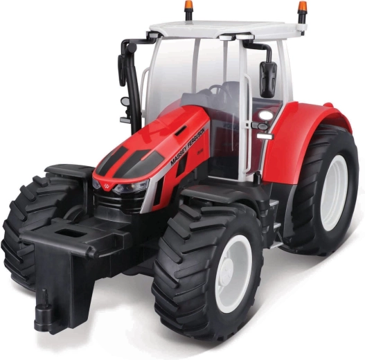 Maisto RC traktor Massey Ferguson rdeč