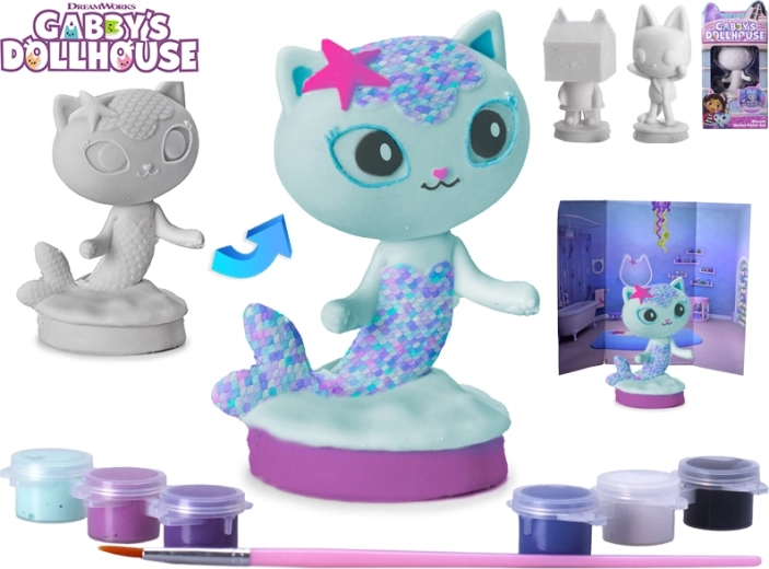 Gabinina čarobna hiša – figurica za barvanje z barvicami