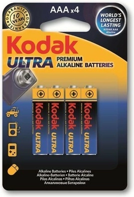 Kodak Ultra Premium alkalne baterije AAA 1,5 V, 4 kosi