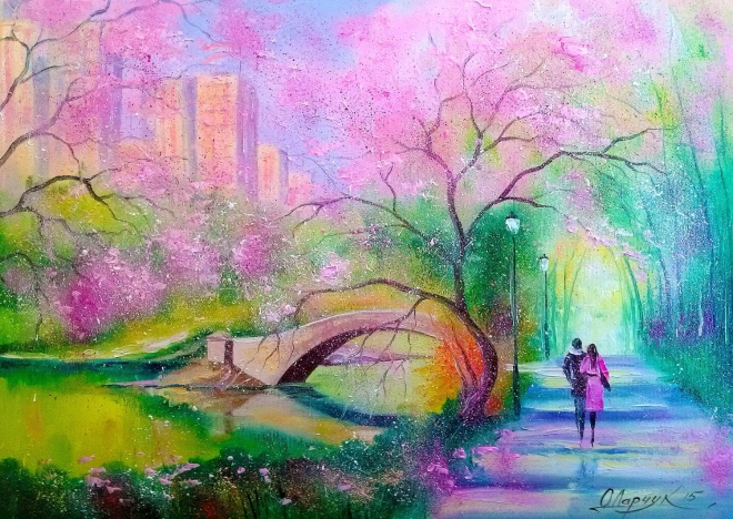 Sestavljanka Sprehod po parku 1000 koščkov ENJOY