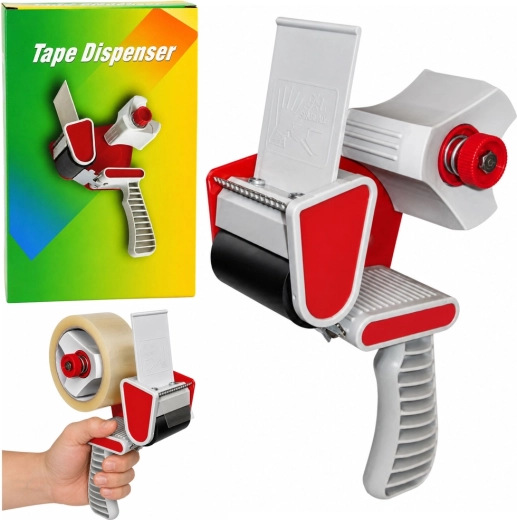 Ročni odvijalnik lepilnega traku z napenjalnikom 50 mm - 1 kos