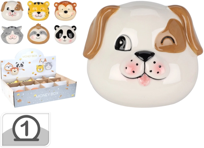 Keramična hranilnik v obliki živalce 8,5 × 7 cm